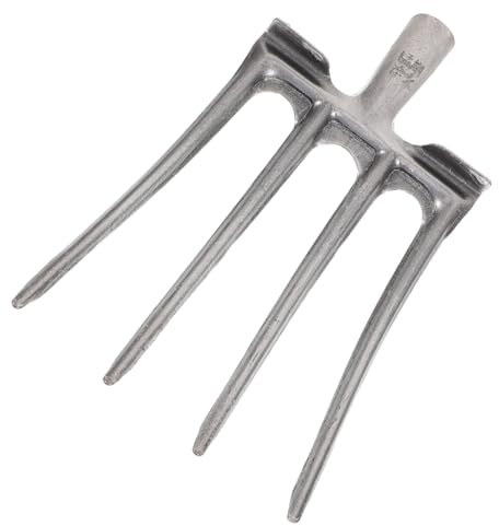 DIYEAH Rastrello Da Giardino in Acciaio Al Manganese Per Allentare Terreno, Attrezzo Agricolo Multifunzione Per Giardinaggio e Coltivazione, Utensile Manuale Resistente Per Orto e Prato