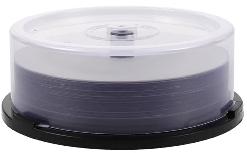 Abaodam 25 Stück DVD r Rohlinge 4,7 Gb Bedruckbar Beschreibbare Leere DVD Discs für Videoaufnahme Fotosicherung und Datenspeicherung Kompatibel mit und Brennern