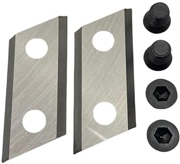 Garden Shredder Blade Set with Screws, Replacement Wood Chipper Blades, Cutter Blades for 3NE-40-2500 NBC-2400 ECS-2500 ECS-2700 HK660101