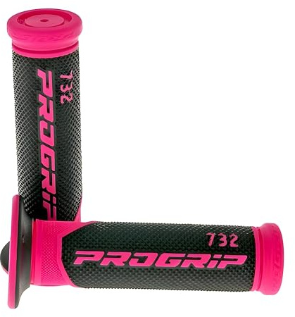 Lenkergriffe/Griffgummi PROGRIP 732 Road - schwarz/pink [Ø 22mm]