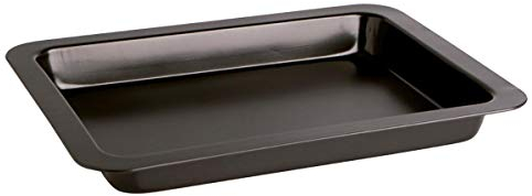 Quid Sweet Grey Bandeja Horno Acero Pintado 36x24x4cm Negro