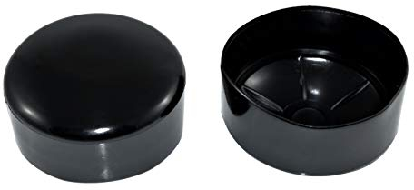 SN-TEC Rohrkappe/Fußkappe/Pfostenkappe für Rundrohr 75-76mm = 3 Zoll z.b. für Fahnenstangen (10 Stück)