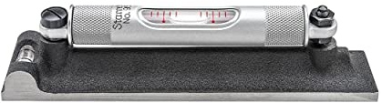Starrett Machinists' Level with Ground and Graduated Main Vial - Ideal for Machine Shop and Tool Room Use - 6 Length, Cross Test Vial, Without Case - 98-6
