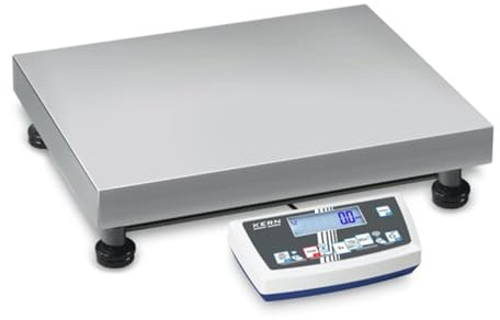 Plattformzählwaage [Kern CDS 30K0.1L] Selbsterklärende Industriezählwaage für hohe Lasten, Wägebereich [Max]: 30 kg, Ablesbarkeit [d]: 0,1 g, Reproduzierbarkeit: 0,2 g, Linearität: 0,5 g, Wägeplatte: BxTxH 450x350x115 mm (Edelstahl)