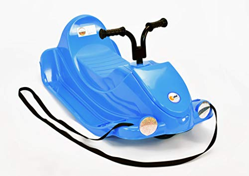 KHW - Slitta da Neve Unisex per Ragazzi, 27515, Iceblue, 90x47x40 cm