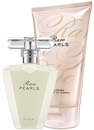 Avon Rare Pearls Parfumset 2tlg. Eau de Parfum Spray Bodylotion blumig/langanhaltend