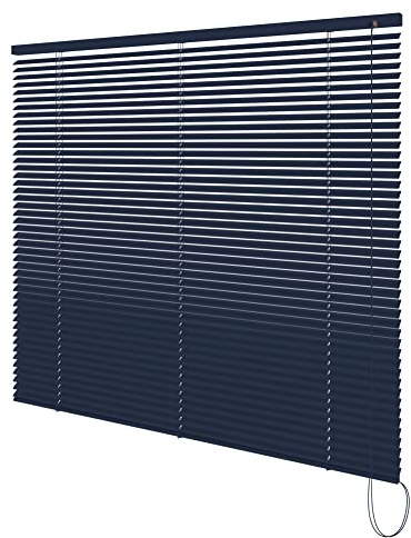 OR TENDE - Tenda Veneziana da 25 mm 110x130cm in alluminio per interno facile montaggio con Nastro in Corda 38 colori Made in Italy