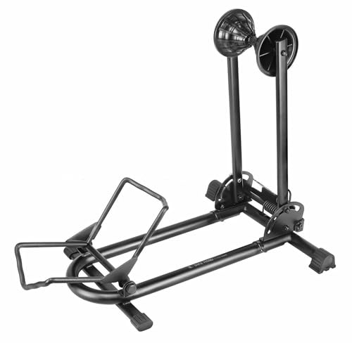 BikeHand Bicycle Floor Parking Rack Stand - for Mountain MTB & Road Bikes Indoor Outdoor Garage Storage - Fat Bike