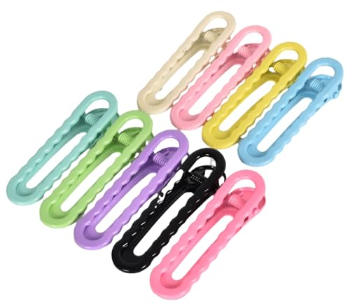 Haarspangen Damen 9 Stück Haarklammer Metall Haarklammern Set Haarspangen Bunt Nahtlose Haarspangen Haarclips Klein Bunt Keine Biegung Haarspangen Krokodil Haarklammern Für Make-Up Und Haarstyling