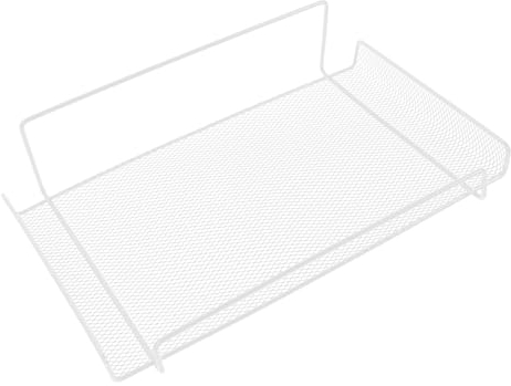 IMIKEYA Wandmontierter Routerhalter Aus Hochwertigem Eisen Kein Bohren Stabiles Wandregal Zur Sicheren Aufbewahrung Von Projektor Router Und Kabel Platzsparend Weiß Wandhalterung Ohne Bohr