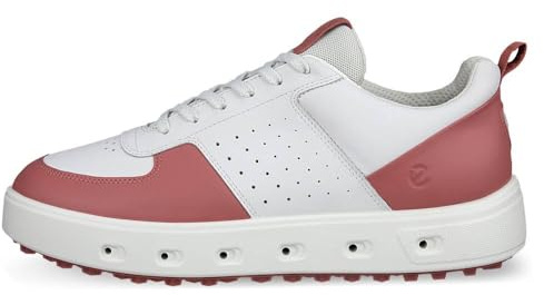 ECCO Street 720 Gore-tex Golfschuh für Damen, wasserdicht, Weiß/Blütenblatt, 40/41 EU
