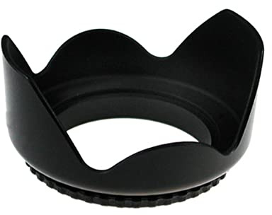 Paraluce per Obiettivo Dslr da 67mm in Plastica Nera a Vite | Compatibile Obiettivi Olympus Dslr, Design a Vite, Riduce i Riflessi di Luce