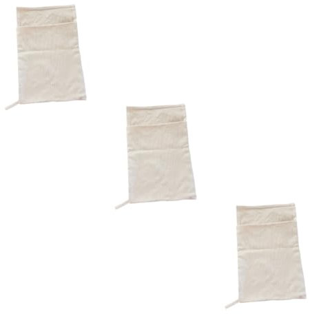 Alipis 3pcs Canvas Ice Bag Reusable Ice Crushing Bag Bartender Kit Bar Tools Kitchen Accessory