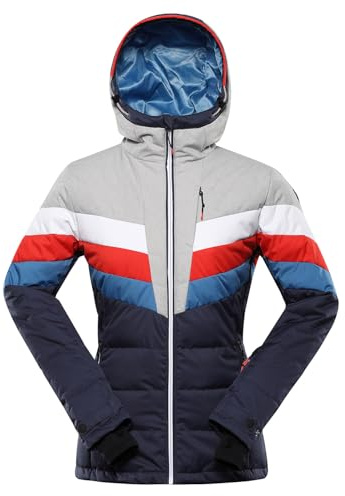 Alpine Pro Feedra - Chaqueta de esquí para mujer, chaqueta de invierno, resistente y ligera, chaqueta de plumón, chaqueta de snowboard, chaqueta a prueba de heladas, estilo puffy, chaqueta impermeable