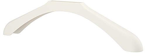 BDSHGRDH weiße holzbügel， BUMERANG Shoulder Shaper for Hanger, White