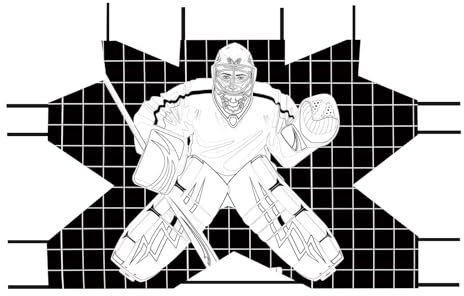 Nankoyal Hockey -Netto -Torwartziel, Hockey -Torwart Ziel,Schussgenauigkeitstrainingsausrüstung | Hockey -Trainingsausrüstung zur Verbesserung der Schussgenauigkeit für Kinder, Teenager, Erwachsene