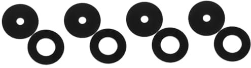 VILLCASE 4sets Router Insert Plate Router Table Insert Ring Set Woodworking Accessories 2pcs*4