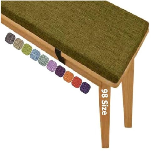Bankkissen für Erkerfenster, weich, waschbar, rutschfest, 5,1 cm dick, perfekt für Terrassenschaukel und Bänke, Braun, 129,5 x 40,6 cm