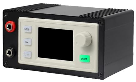 Qusinfc Fuente de alimentación reguladora de voltajes de 60 W/120 W con capacidad de carga solar, pantalla LCD grande, fuente de alimentación de alta eficiencia