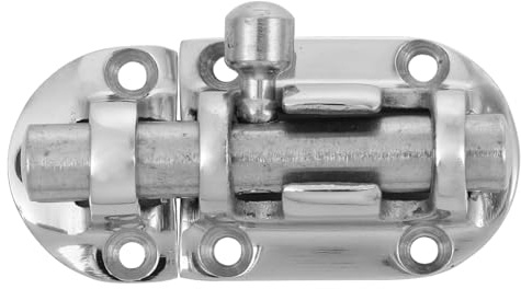 Sewroro Boat Sliding Lock Barrel Bolt Stainless Steel Door Window Latch Grade Safety Hardware for Cabinets Fences Bathrooms