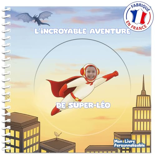 Livre personnalisé pour Enfant avec prénom et Photo | Super-héros | Cadeau Original