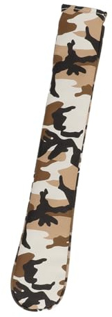Copertura per bastone di allineamento da golf, custodia protettiva impermeabile in peluche spesso con motivo mimetico, adatta alla precisione per l’indicatore di direzione del (Marrone mimetico)