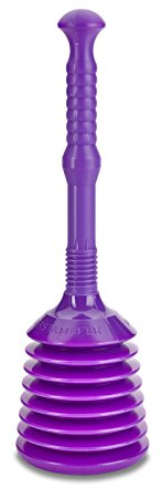 TURBO PRODUKTE Turbo Stampfer Lila - Pömpel rohrfrei - Saugglocke für Toilette, Waschbecken, Dusche UVM. - maximale Saugkraft - 10-faches Ansaugvolumen