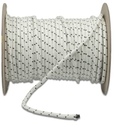 Mondo Viro Rotolo multiuso di fune elastica bobina corda in nylon con segnalino (Ø 6 mm x 200 mt)