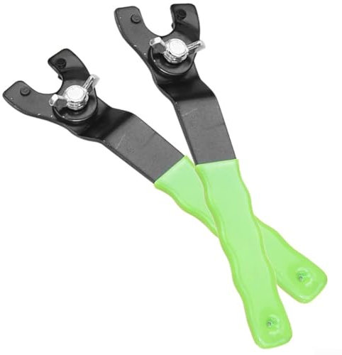 SPORTARC 2PCS Angle Grinder Spanner Key, Angle Grinder Wrench, Adjustable Angle Grinder Key Pin Wrench Spanner 12-47mm Lock Nut Repair Tool