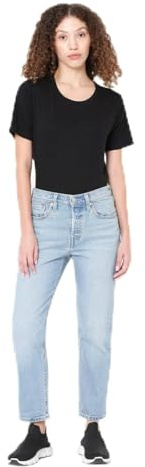 Levi's dam raka jeans 501 Crop, Ingen rush, 27W / 26L