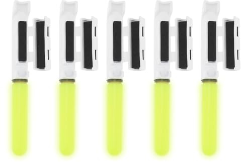 YINETTECH 5 stücke Angelrute Lichter Wasserdichte Stange Spitze Licht LED Glow Lampe LED Nacht Angeln Sirene Angelrute Spitze Lampe für Meer Angelrute Angelausrüstung Zubehör