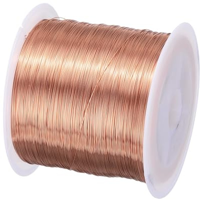 QUARKZMAN 0,2 mm magnettråd, 1115 m, emaljerad koppartråd, emaljerad magnetisk lindningstråd, spole, 100 g 155C för transformatorinduktorer