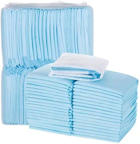 Lot de 20 alèses de lit XL 150 x 80 cm pour Incontinence | Protège-Matelas absorbants pour lit Double | Protection Contre l'humidification du lit/Formation des Adultes ou des Enfants et Aide à la Vie