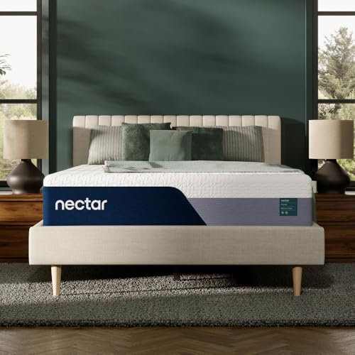 Nectar Premier 13” King Mattress - Medium Firm - Contouring Memory Foam - Cooling Upgrade - Back Pain Relief - Mattress in a Box - 365-Night Trial & Forever Warranty
