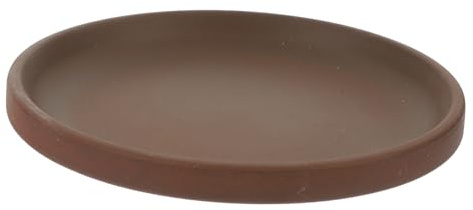 DECOMELODY Sottovaso Ceramica Rotondo per Vasi di Piante Interni Ed Esterni Base Antigoccia Resistente e Durevole Accessorio per Bonsai e Vasi in Terracotta