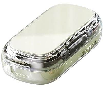 FVPKYUR Cortador de Pastillas | Triturador de Medicamentos Portátil,Almacenamiento Semanal Y Cortador para Enfermería Escuela Hogar Hospital Viajes Todas Las Edades