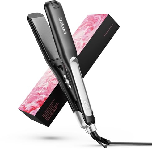 Dekuri Hair Straighteners (Black, 42 mm)