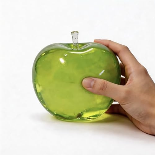 Apple Squishy, Dumpling Squishy, Antistressball, Sicher und Ungiftig, Lebensechtes Aussehen, Stressabbauendes Spielzeug, Geeignet für Erwachsene und Kinder