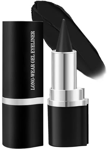 Eyeliner vattentät svart, matt smokey eyeliner penna gel, snabbtorkande och torkbeständig ögonskugga, pigmenterad kajalpenna för det perfekta ögonstreck en daglig långvarig ögonmakeup