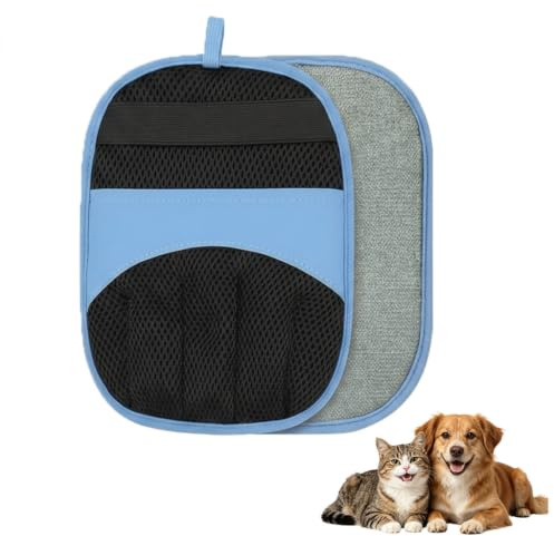 Pet Hair Removal Glove Magic Brush, Grooming Mitt for Cats and Dogs