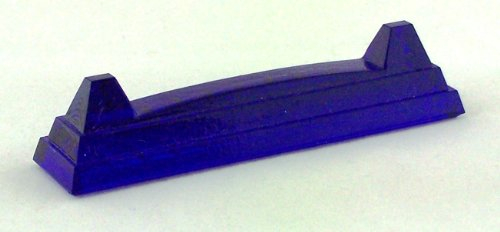 Messerbänkchen aus Glas in kobaltblau