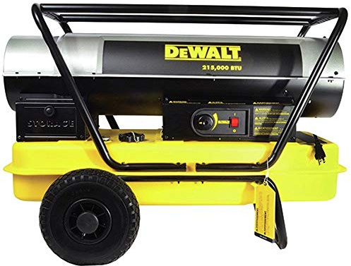 DEWALT 215,000 BTU Heavy Duty Forced Air Kerosene Heater
