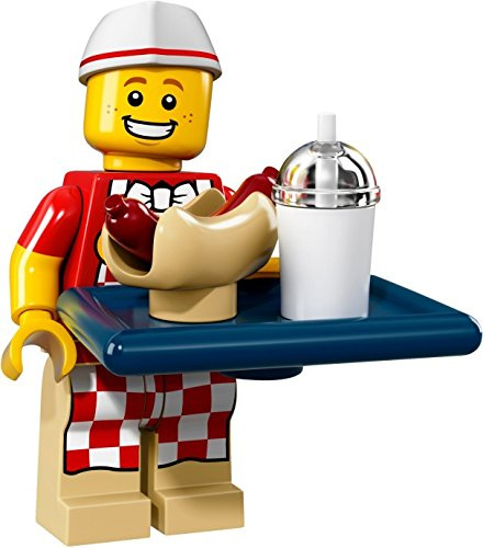 Lego Minifiguren Serie 17 - #6 Hotdog-Verkäufer - 71018 (Bagged)