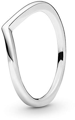 Pandora Wishbone-Ring, poliert, Sterlingsilber