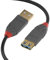 Lindy Prolunga USB 3.0 Tipo A Anthra Line, 2m, Nero