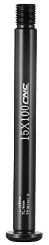 C'N'C Costume National CNC Déverrouillage de moyeu Avant pour Fourche Fox Fork SC32 34 36, Passant de Fourche Avant, Broches du moyeu pour vélo/VTT, M14 (P1.5) L145mm, Aluminium