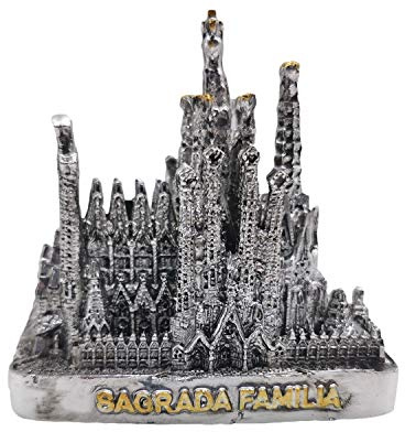 Barcelona Spanien 3D Sagrada Familia Kathedrale Harz Home Desktop Tischdekoration handgefertigt Ornament Tourist Souvenir Sammlung