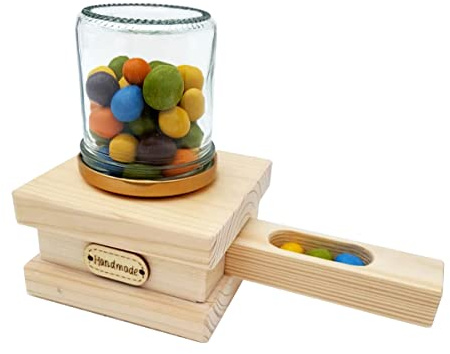 TOP- 10x Bausatz für Bonbonspender aus Holz- Kaugummiautomat- Bastelset für Kindergeburtstag- kreativer Kindergeburtstag