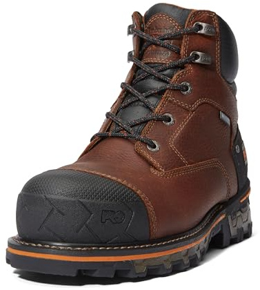 Timberland PRO Men's Boondock 6 Inch Composite Safety Toe Insulated Waterproof Industrial Work Boot, Brown-2024 New, 10.5 W