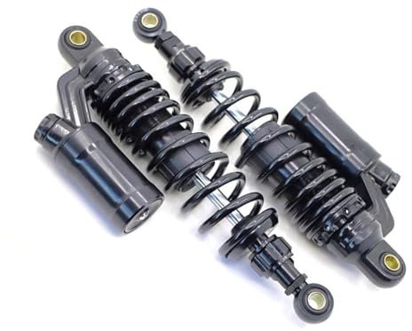 MZEER Copri Forcella Anteriore 320/340/360mm per ATV Universale Moto Scooter Ammortizzatore Smorzamento Ammortizzatori Posteriori Regolabili Moto Ammortizzatori(360mm 1pair)